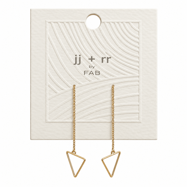 Open Triangle Threader Earrings - Lady of the Lake