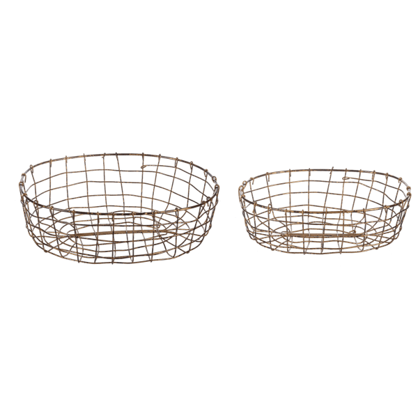 Oval Grid Basket - Lady of the Lake