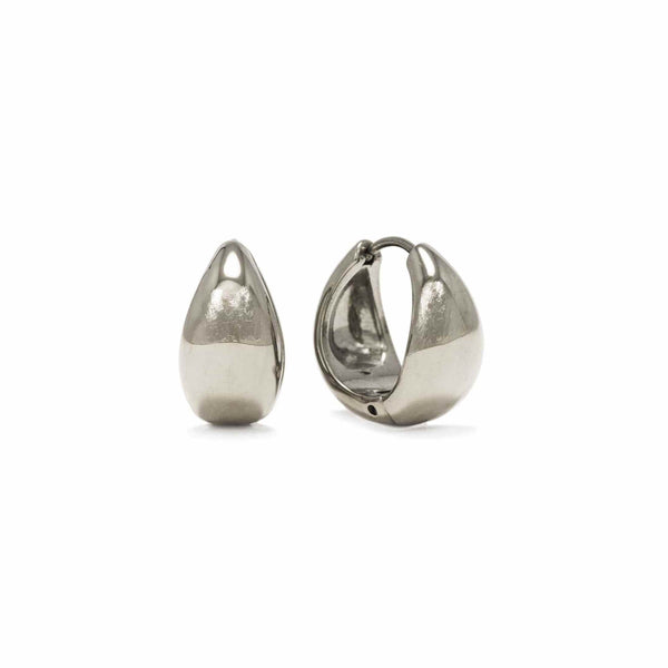 Oval Puff Hoop Waterproof Earrings - Lady of the Lake