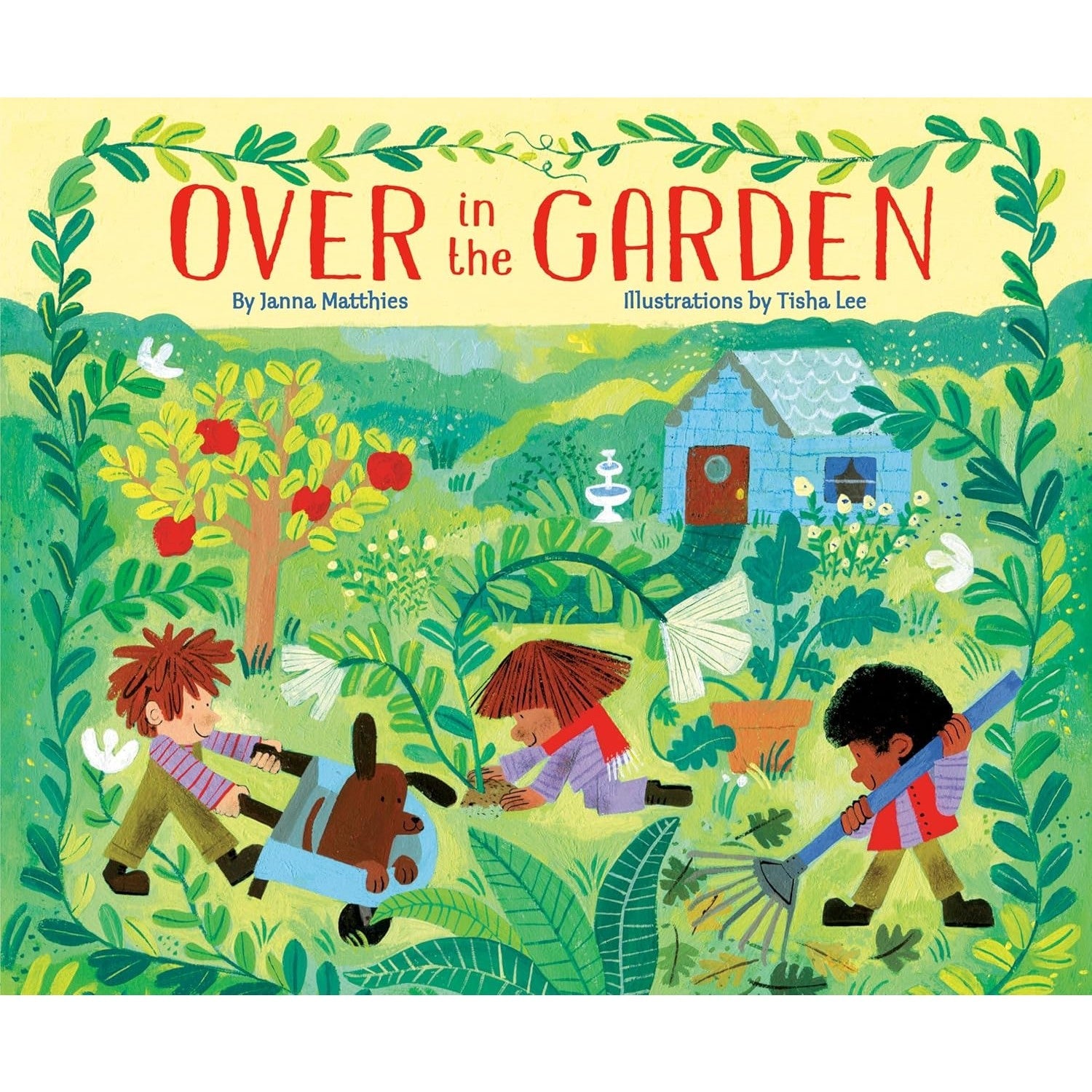 Over In The Garden - Hardcover Book - Lady of the Lake