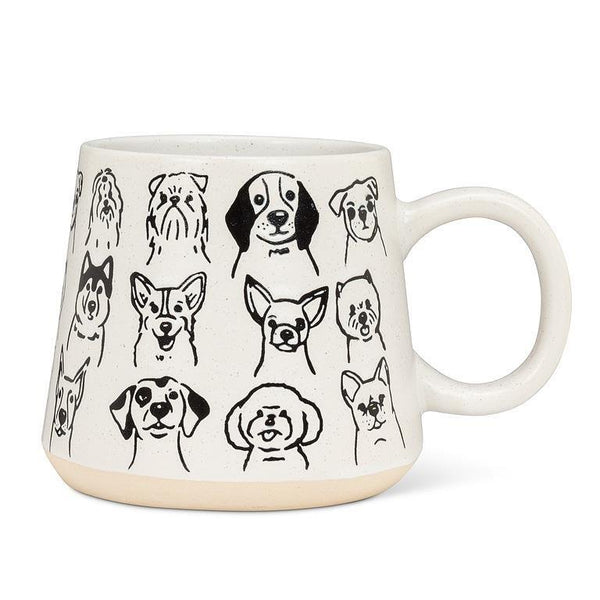 Oversized Mug With Dog Drawings - Lady of the Lake