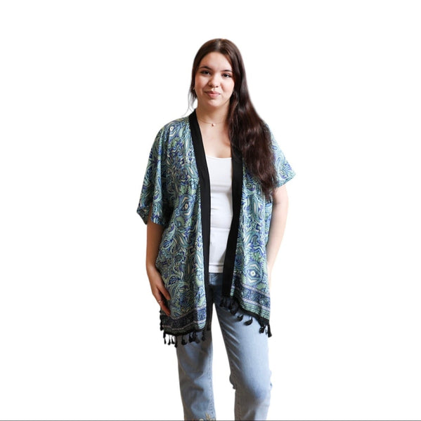 Paisley Floral Kimono - Lady of the Lake