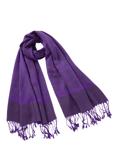 Pashmina Scarf - Soft Paisley Pattern