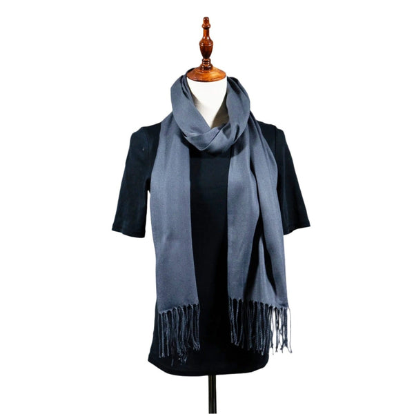 Pashmina Scarf - Solid Colour With Fringe - Lady of the Lake