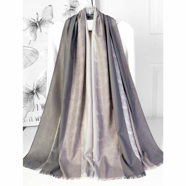Pashmina Scarf - Two Tone Cloud - Lady of the Lake