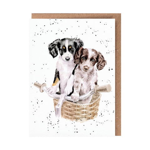 Paws & Pedals - Greeting Card - Blank - Lady of the Lake