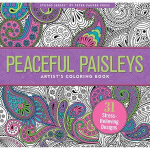 Peaceful Paisleys Artist's Colouring Book - Lady of the Lake