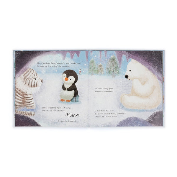 Peanut Penguin’s Perfect Present - Hardcover Book - Lady of the Lake