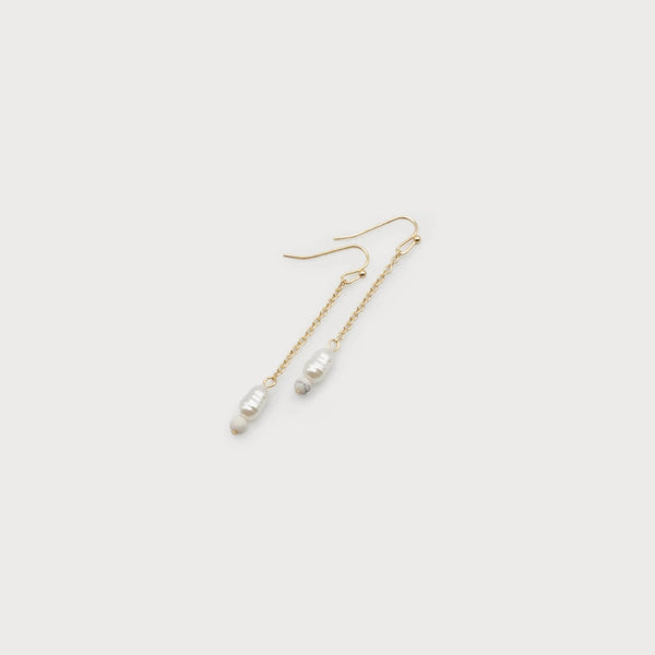 Pearl Chain Earrings