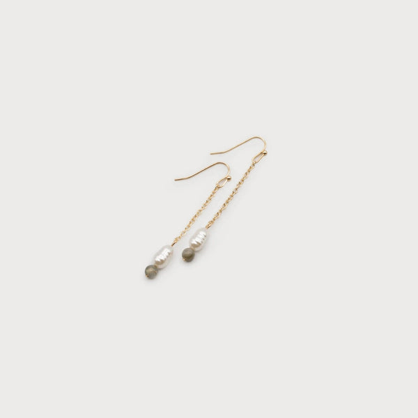 Pearl Chain Earrings