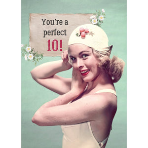 Perfect 10 - Greeting Card -Birthday