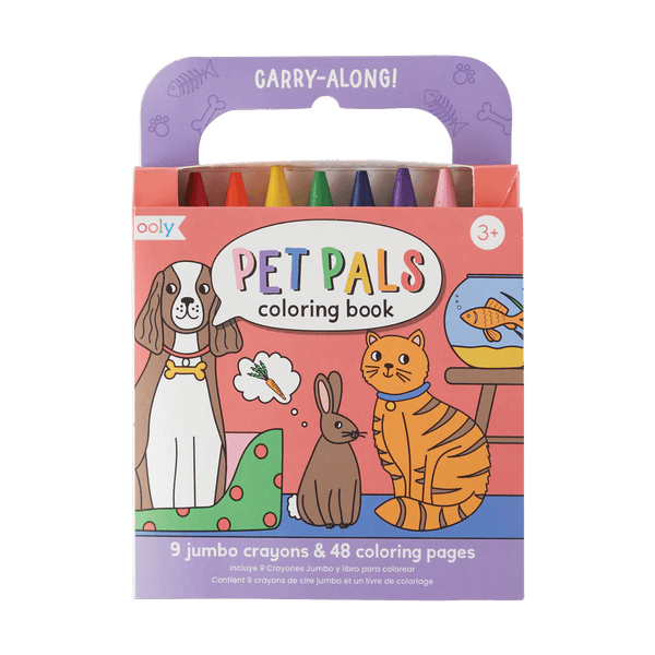 Pet Pals Carry Along! Colouring Book & Crayon Set - Lady of the Lake