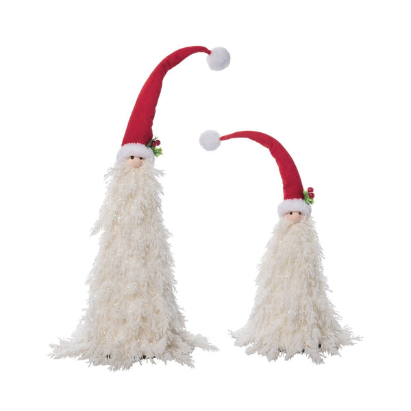 Plush Icy White Santa Tree - Lady of the Lake