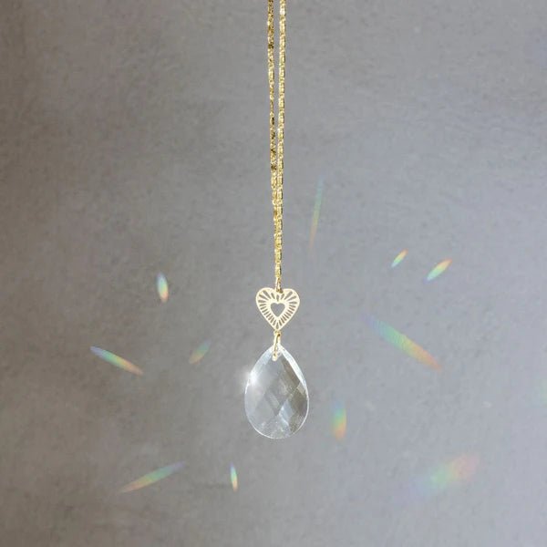 Pocket Suncatcher - Radiating Heart - Lady of the Lake