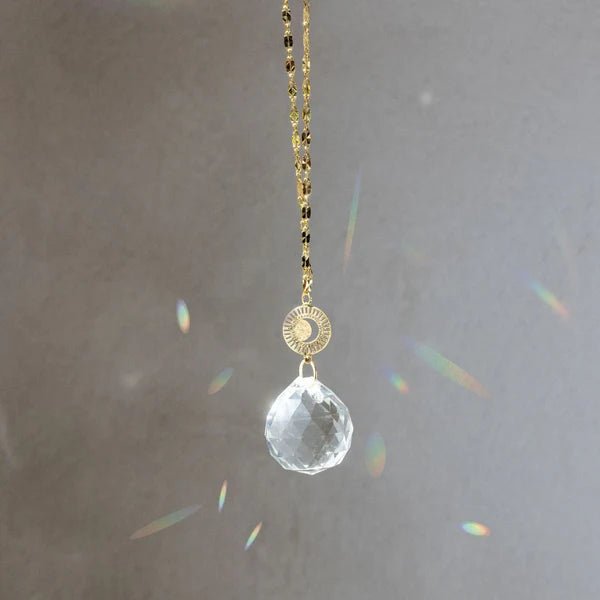 Pocket Suncatcher - Radiating Moon - Lady of the Lake