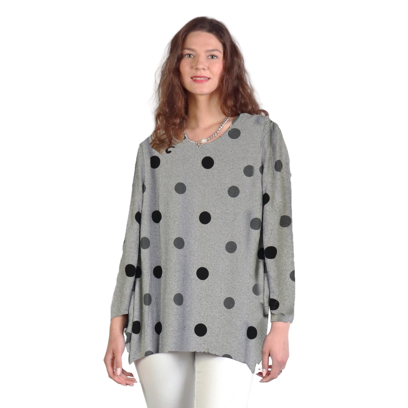Polka Dot Printed Sweater - Lady of the Lake