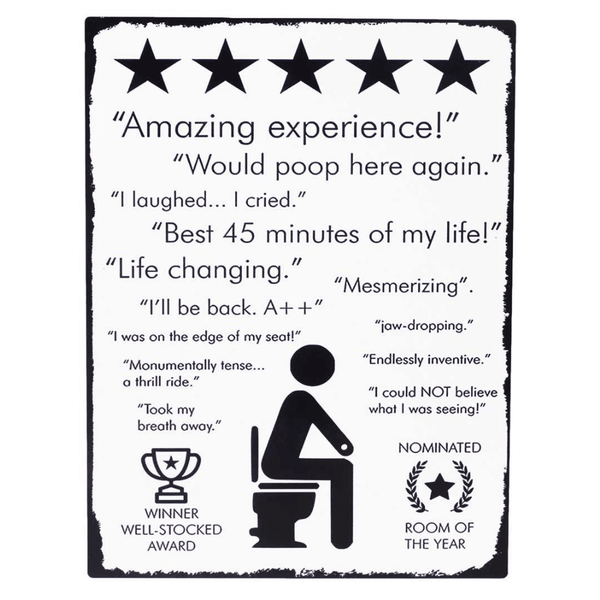 Poop Rating - Sign - Lady of the Lake