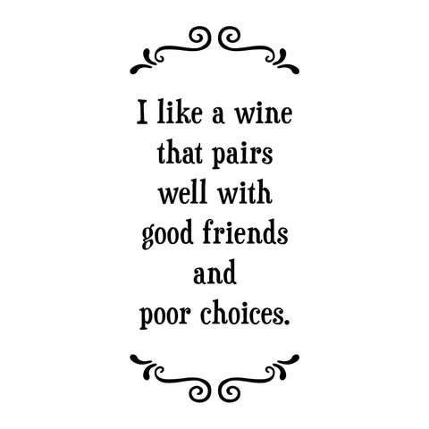 Poor Choices - Witty Tea Towel - Lady of the Lake