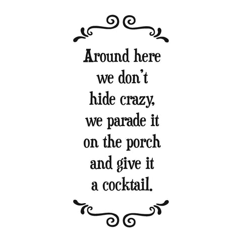 Porch Cocktail - Witty Tea Towel - Lady of the Lake