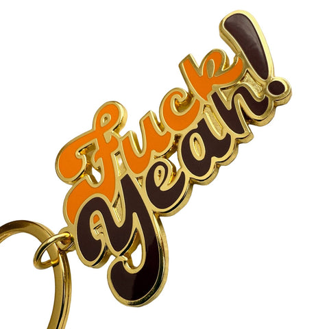 Positivity Salty Language Enamel Keychain - Lady of the Lake