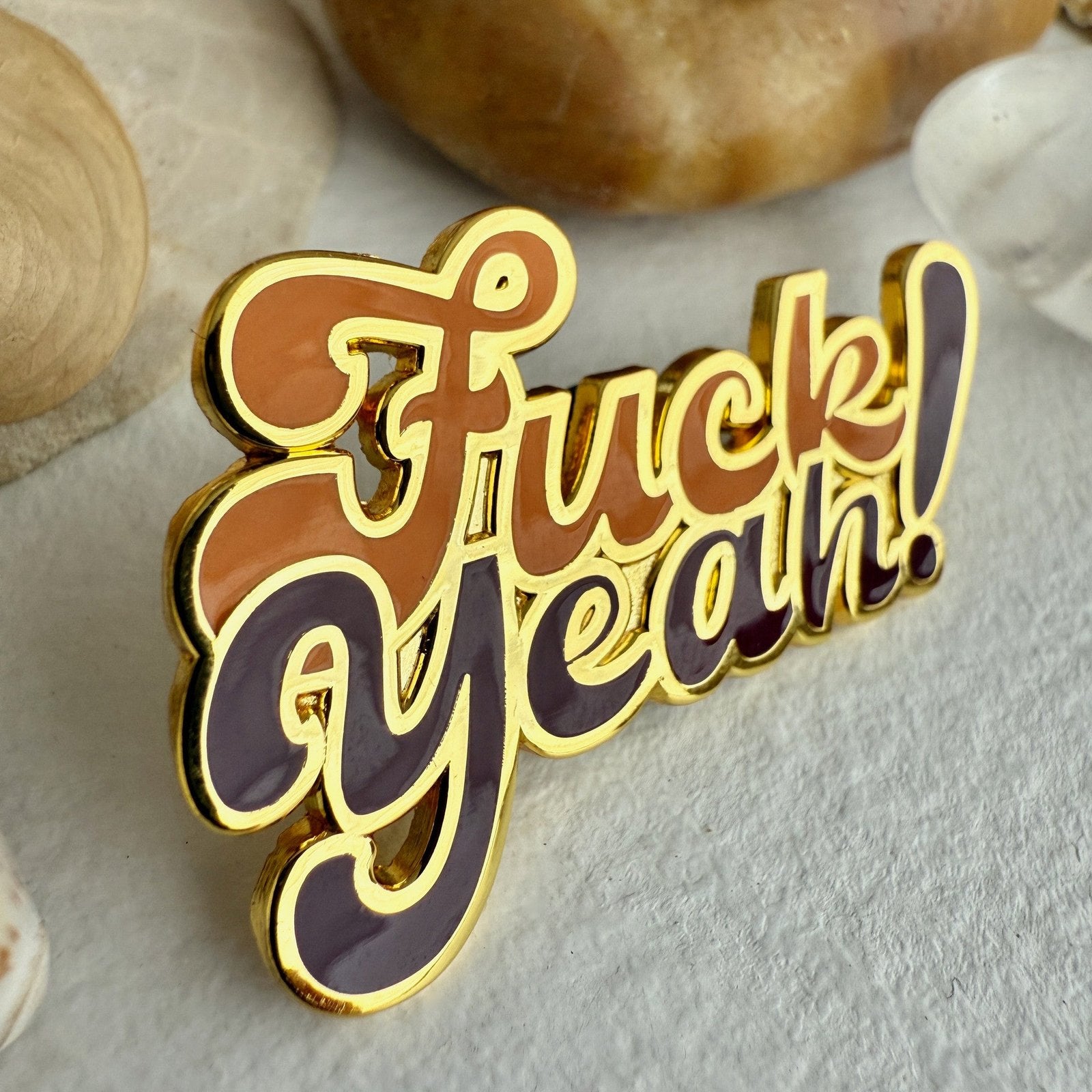 Positivity Salty Language Enamel Pin - Lady of the Lake
