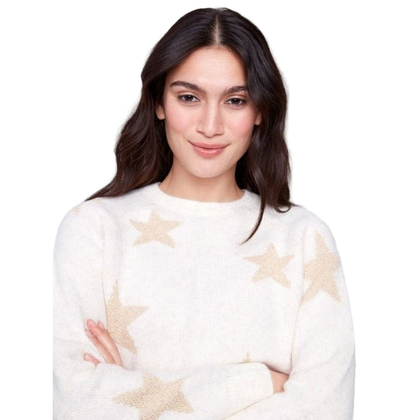 Quenna Star Jacquard Lurex Sweater - Lady of the Lake