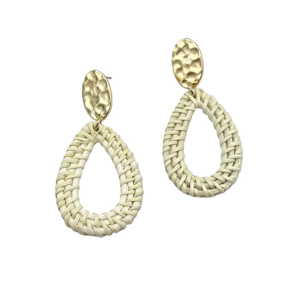 Raffia Drop Earrings - Lady of the Lake