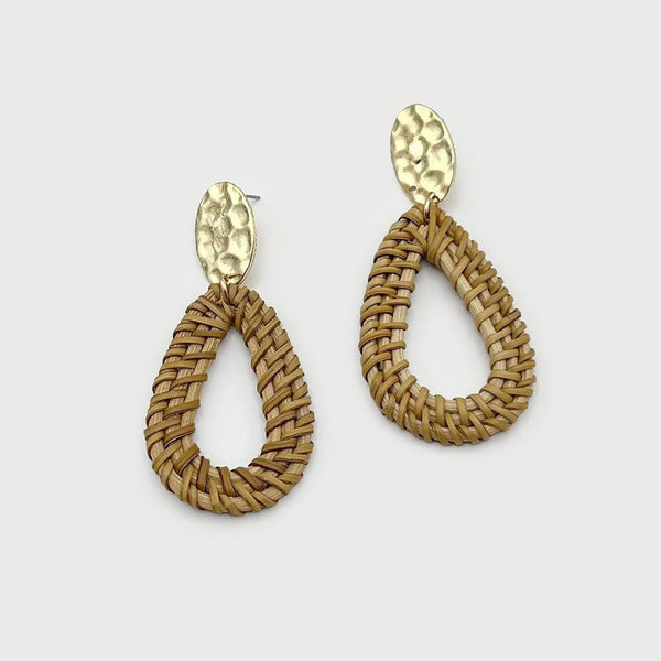 Raffia Drop Earrings - Lady of the Lake