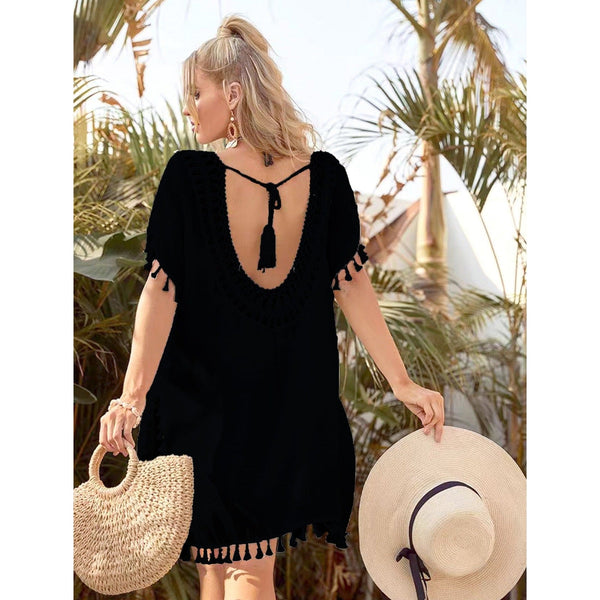 Rana Lace Top With Fringes