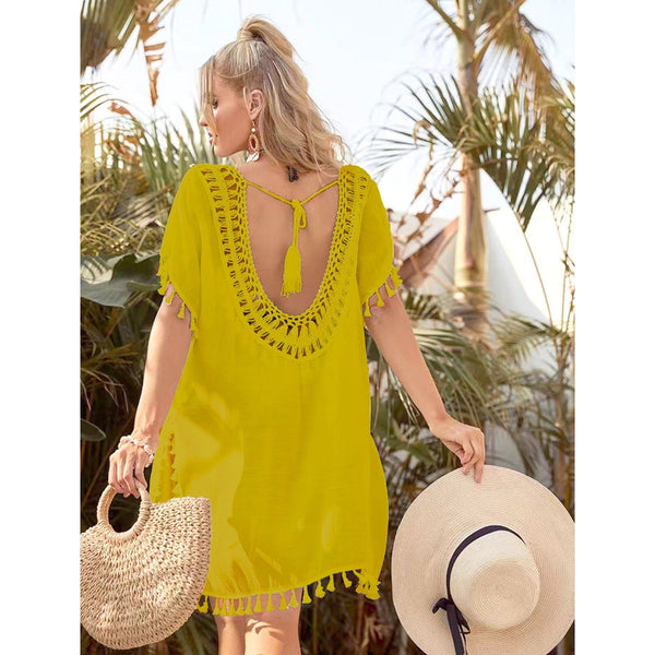 Rana Lace Top With Fringes