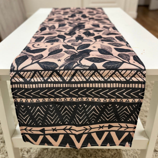 Raven Halloween Table Runner