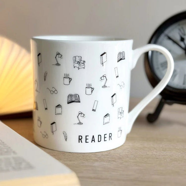 Reader - Bone China Mug