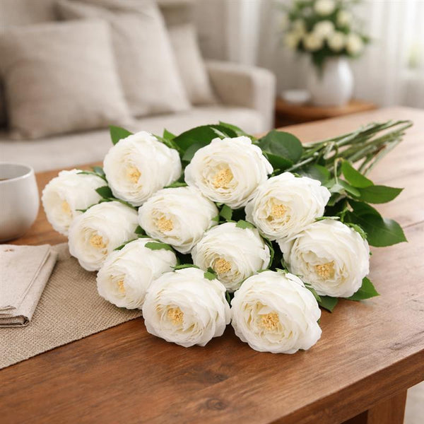 Real Touch Rose - White - Lady of the Lake