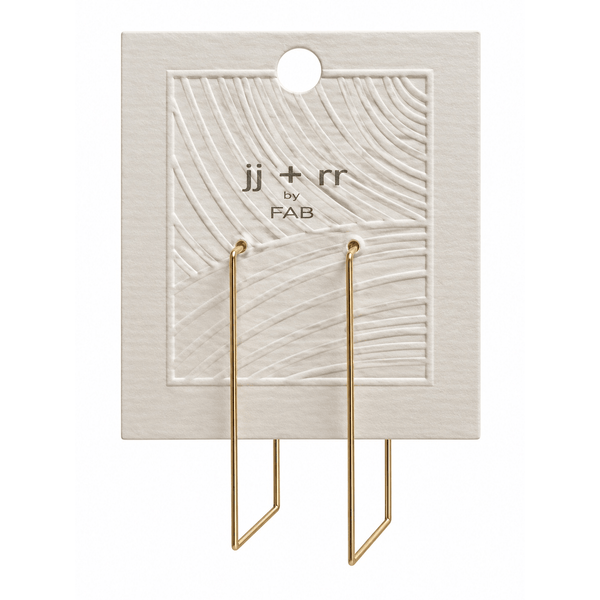 Rectangular Hoop Earrings - Lady of the Lake
