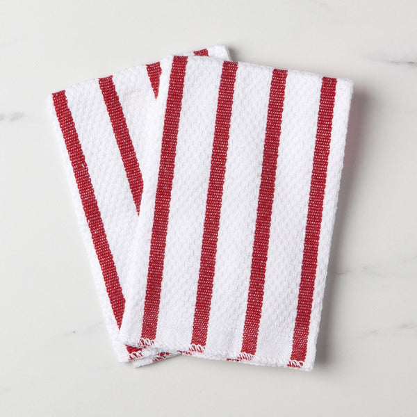 Red Basketweave Dishcloths - Set of 2 - Lady of the Lake