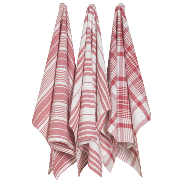 Red Jumbo Dishtowels - Set of 3 - Lady of the Lake