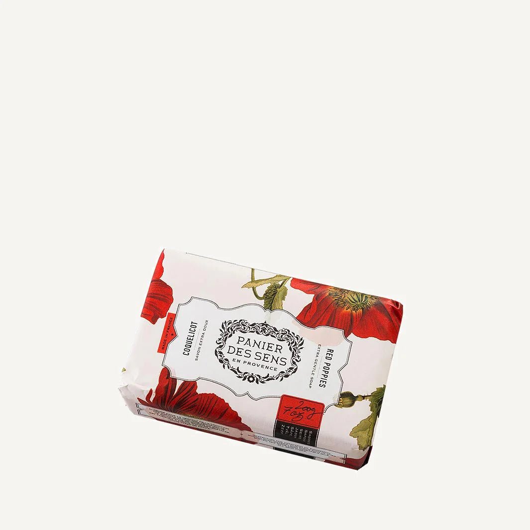 Red Poppies Shea Butter Bar Soap