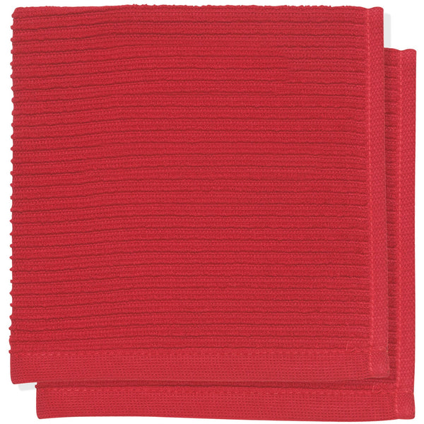 Red Ripple Dishcloths - Set of 2 - Lady of the Lake