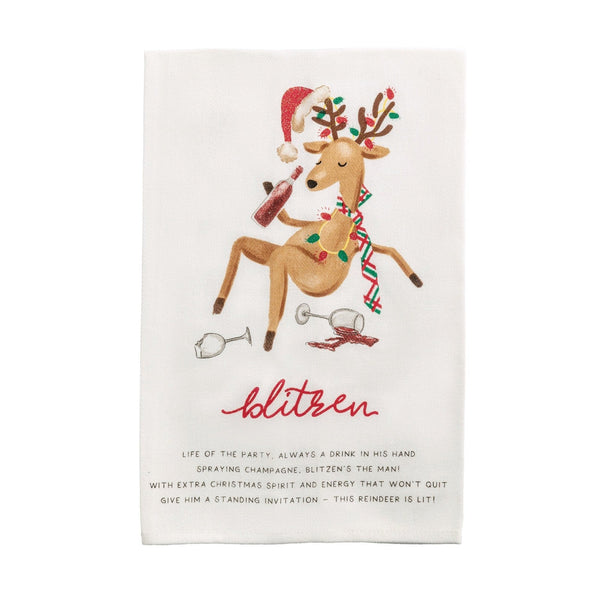 Reindeer Poem Towel - Lady of the Lake