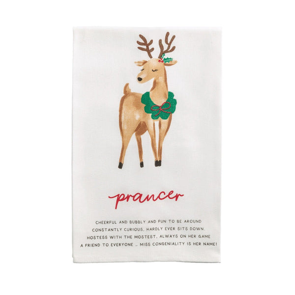 Reindeer Poem Towel - Lady of the Lake