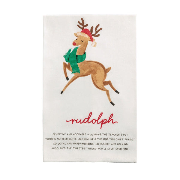 Reindeer Poem Towel - Lady of the Lake