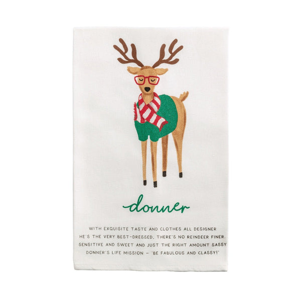 Reindeer Poem Towel - Lady of the Lake