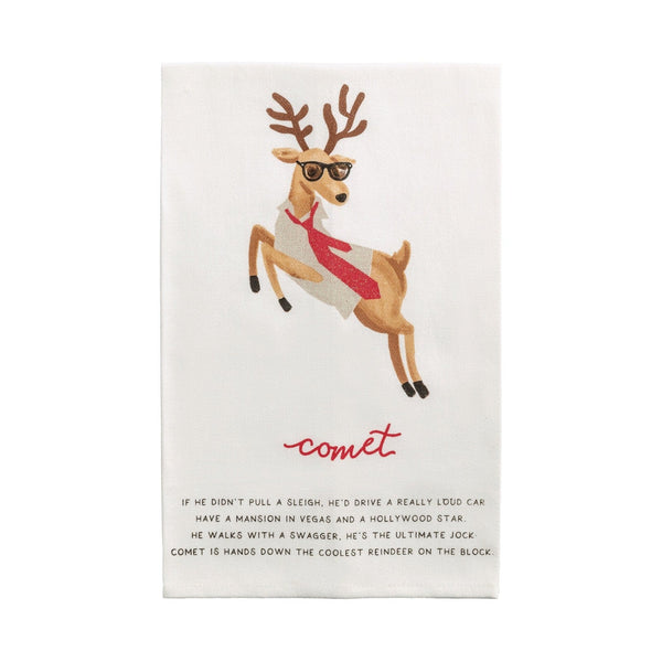 Reindeer Poem Towel - Lady of the Lake