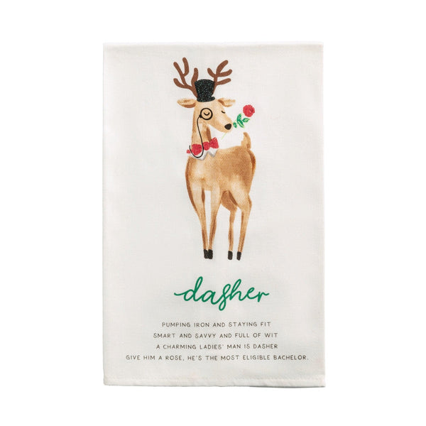 Reindeer Poem Towel - Lady of the Lake
