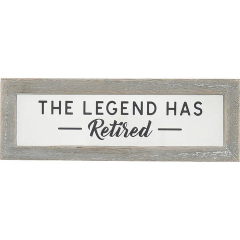 Retired Legend - Wooden Sign - Lady of the Lake