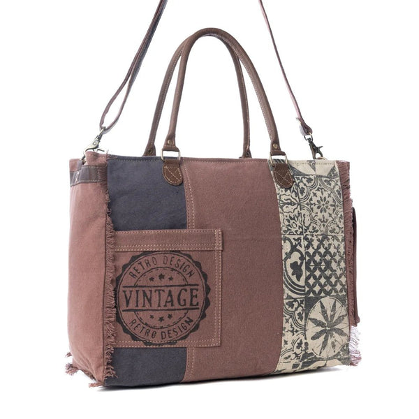 Retro Print Tote Bag - Lady of the Lake