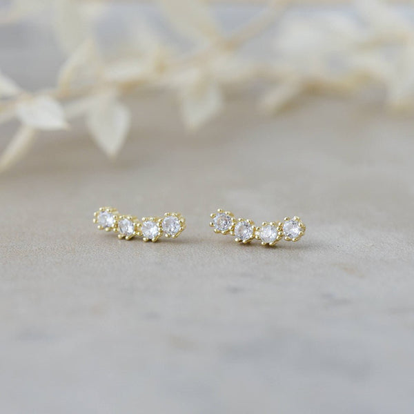 Retrograde Stud Earrings