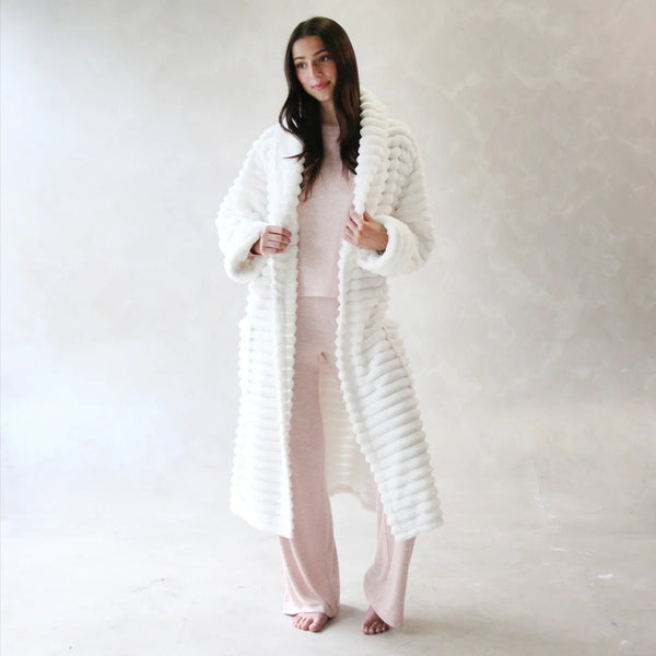 Ribbed Luxe Plush Robe - Lady of the Lake