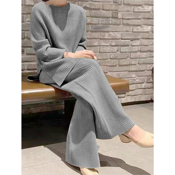 Ribbed Sweater and Pants Set - Lady of the Lake