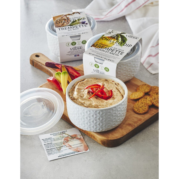 Roasted Garlic Dip Bowl Set